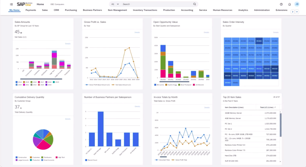 web client sap business one